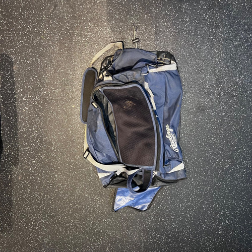 Vist Large View of Product Image Which is Used Rawlings MARK OF A PRO BB/SB Player Carry Bag Navy Blue