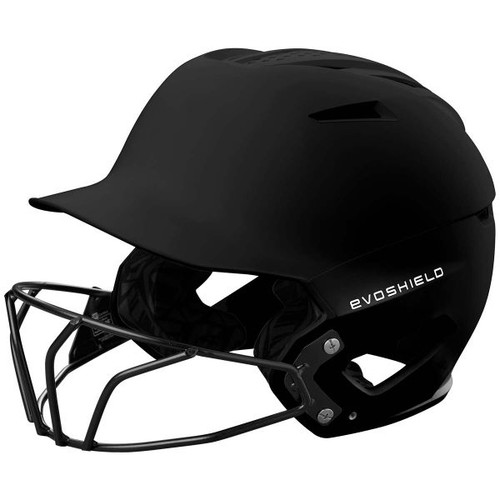 Vist Large View of Product Image Which is New Evoshield XVT 2.0 XS Matte Black Softball Helmet w/ Mask