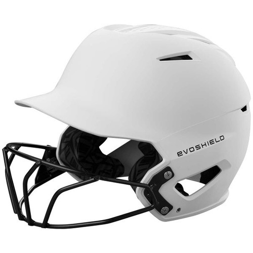 Vist Large View of Product Image Which is New Evoshield XVT 2.0 XS Matte White Softball Helmet w/ Mask