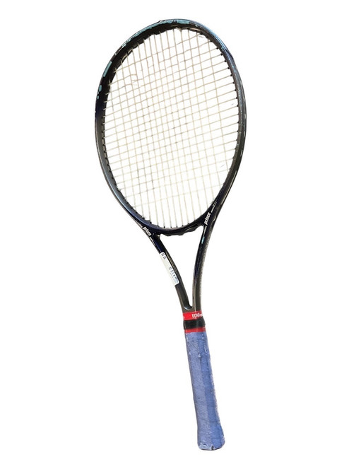 Vist Large View of Product Image Which is Used Prince GRAPHTE COMP X Adult Tennis Racquet Purple 4 1/2"