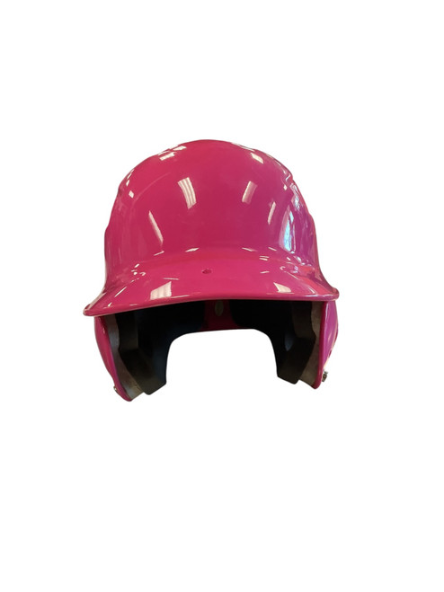 Vist Large View of Product Image Which is Used Rawlings HELMET Batting Helmet No Mask Pink SM