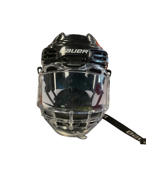 Vist Large View of Product Image Which is Used Bauer CONCEPT Helmet Full Visor Combo Black SM