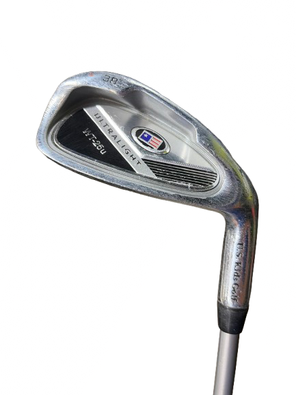 Vist Large View of Product Image Which is Used US Kids ULTRALIGHT WT-25U IRON RH 45 IN Jr Individual Iron RH Navy Blue 7 Iron