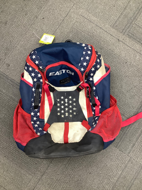 Vist Large View of Product Image Which is Used Easton BACKPACK USA BB/SB Player Backpack Navy Blue