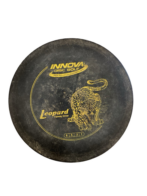 Vist Large View of Product Image Which is Used Innova LEAPORD Disc Golf Driver Black
