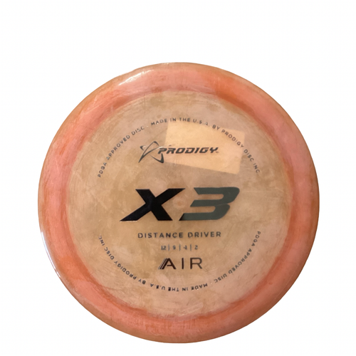 Vist Large View of Product Image Which is Used Prodigy X3 Disc Golf Driver Orange