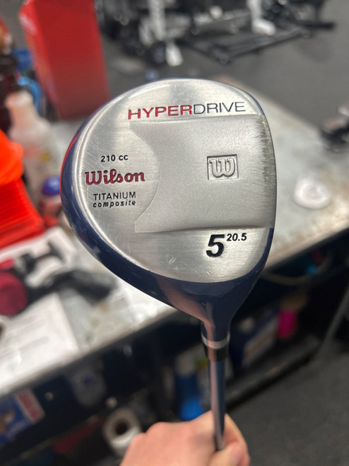 Vist Large View of Product Image Which is Used Wilson HYPERDRIVE 210CC Womens Fairway Wood RH 5 Wood