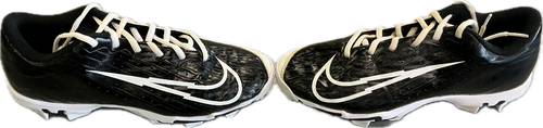Vist Large View of Product Image Which is Used Nike Adult FB Cleats Black And White Senior 8.5