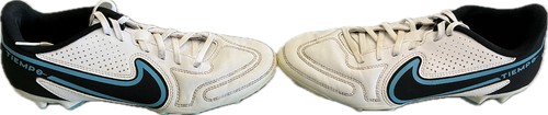 Vist Large View of Product Image Which is Used Nike Soccer Cleats White Senior 8