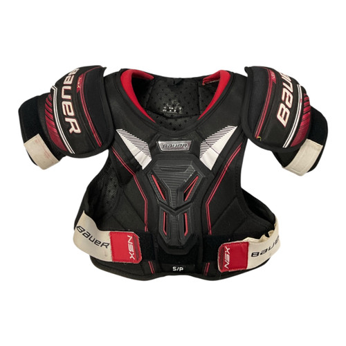 Vist Large View of Product Image Which is Used Bauer NSX Senior Shoulder Pads SM