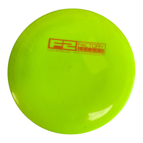 Vist Large View of Product Image Which is Used Innova LEOPARD Disc Golf Driver Yellow 173g