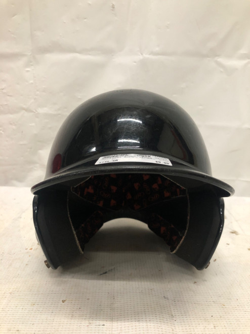 Vist Large View of Product Image Which is Used Rawlings RCFH  GLOSS Batting Helmet No Mask Black SM