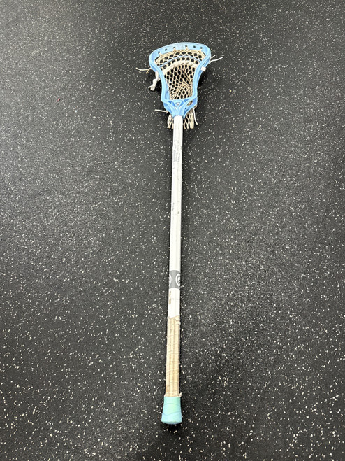 Vist Large View of Product Image Which is Used LACROSSE STICK Men Atk/Mid Complete Stick Carolina Blue