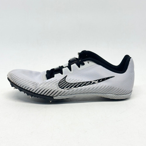 Vist Large View of Product Image Which is Used Nike ZOOM RIVAL M Track & Field Cleats Adult White Senior 7.5