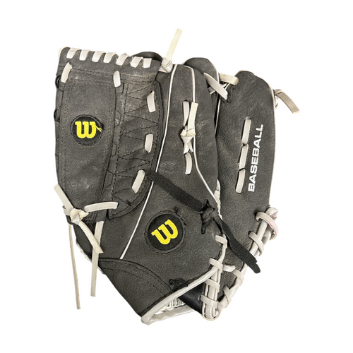 Vist Large View of Product Image Which is Used Wilson A200 Baseball Glove Right Hand Throw Grey 10 1/2"