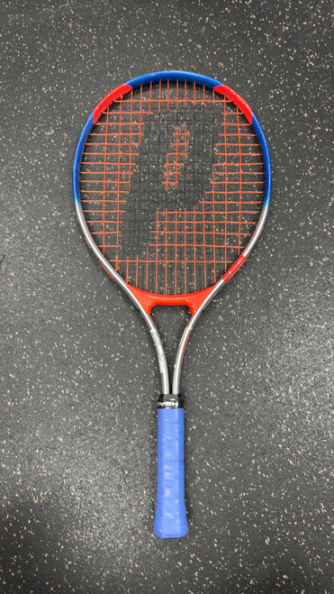Vist Large View of Product Image Which is Used Prince COOL SHOT 25 Junior Tennis Racquet Grey 25"
