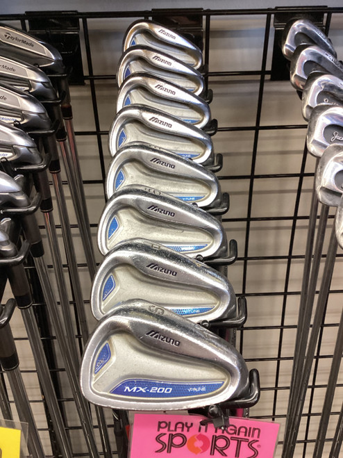 Vist Large View of Product Image Which is Used Mizuno MX-200 Mens Iron Set RH 4I-SW