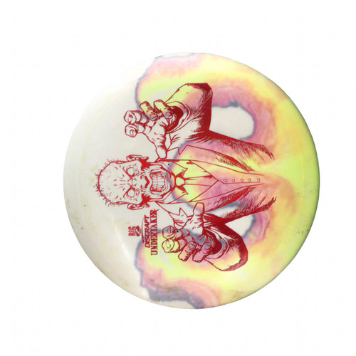 Vist Large View of Product Image Which is Used Discraft BIG Z UNDERTAKER Disc Golf Driver White