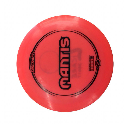 Vist Large View of Product Image Which is Used Discraft MANTIS Disc Golf Driver Red
