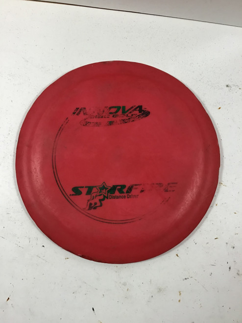 Vist Large View of Product Image Which is Used Innova DX STARFIRE Disc Golf Driver Red 169g