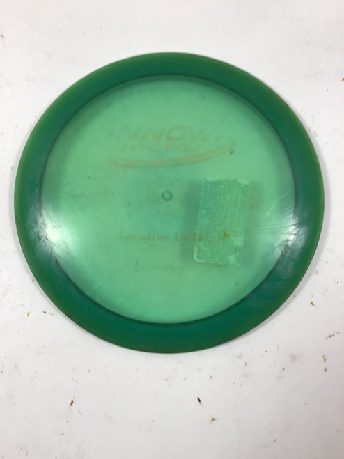 Vist Large View of Product Image Which is Used Innova CHAMPION VALKYRIE Disc Golf Driver Green 169g