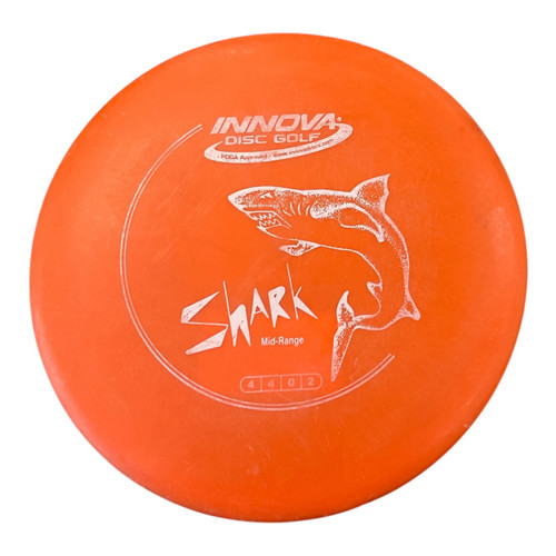 Vist Large View of Product Image Which is Used Innova SHARK Disc Golf Mid Range Orange 150g