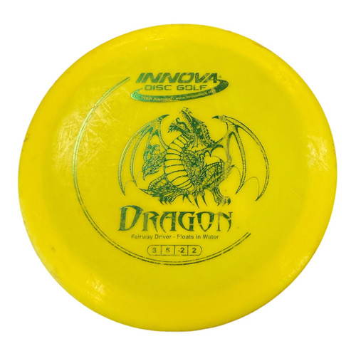 Vist Large View of Product Image Which is Used Innova DRAGON Disc Golf Driver Yellow 161g