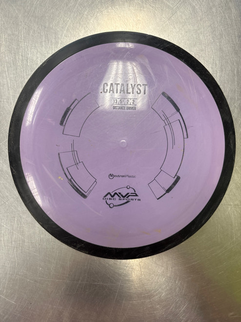 Vist Large View of Product Image Which is Used MVP NEUTRON CATALYST Disc Golf Driver Purple