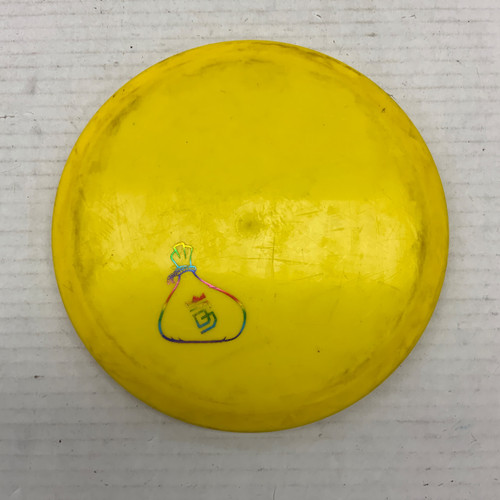 Vist Large View of Product Image Which is Used Finish Line SUPRA Disc Golf Mid Range Yellow 179g