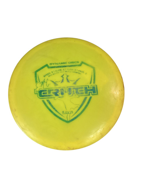 Vist Large View of Product Image Which is Used Dynamic Discs TRUTH FUZION Disc Golf Mid Range Yellow 177g