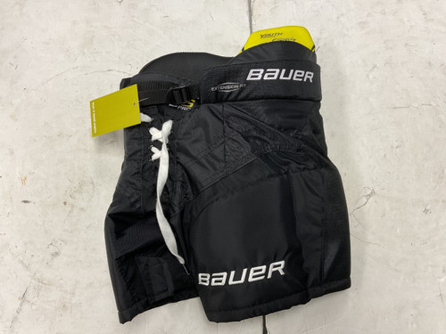 Vist Large View of Product Image Which is Used Bauer SUPREME 2S PRO Youth Pant Black And Yellow SM