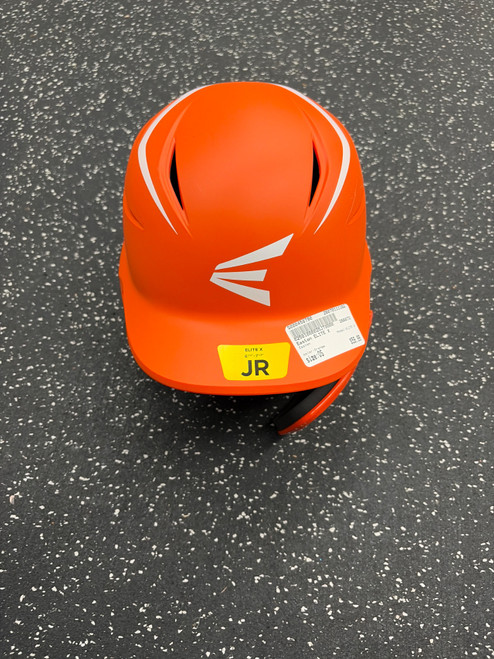 Vist Large View of Product Image Which is Used Easton ELITE X Batting Helmet No Mask Orange One Size