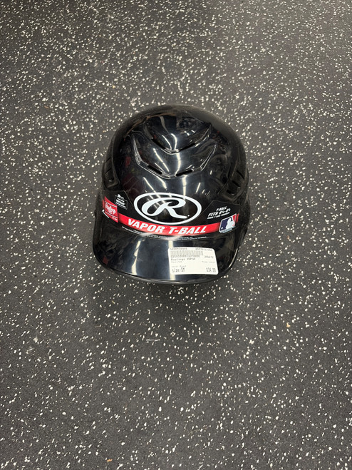 Vist Large View of Product Image Which is Used Rawlings VAPOR Batting Helmet No Mask Black SM