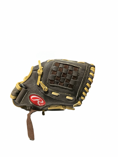 Vist Large View of Product Image Which is Used Rawlings HIGHLIGHT 10 IN BB/SB Glove RH Throw Brown 10"