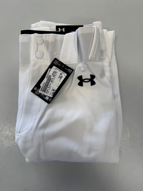 Vist Large View of Product Image Which is Used Under Armour MENS MED BB/SB Pant White MD