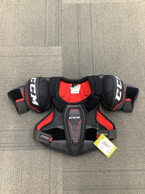 Vist Large View of Product Image Which is Used CCM FT 370 Junior Shoulder Pads SM