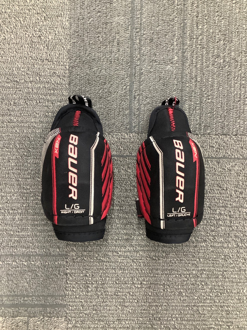 Vist Large View of Product Image Which is Used Bauer NSX Youth Elbow Pads SM