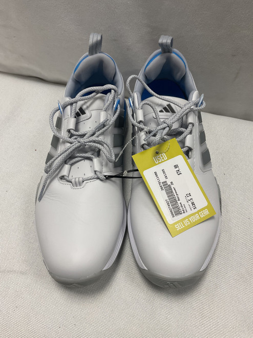 Vist Large View of Product Image Which is Used Adidas Mens Golf Shoes White Senior 12