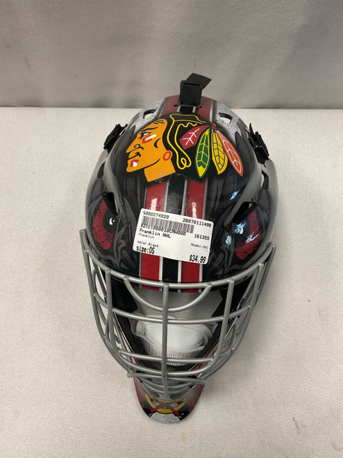 Vist Large View of Product Image Which is Used Franklin NHL Helmet Cage Combo Black One Size