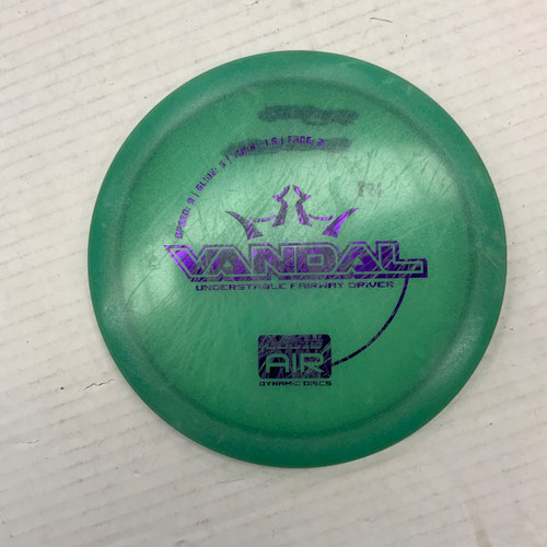 Vist Large View of Product Image Which is Used Dynamic Discs LUCID AIR VANDAL Disc Golf Driver Teal 158g