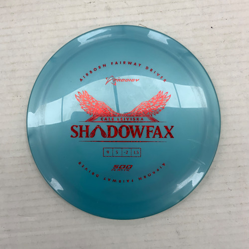 Vist Large View of Product Image Which is Used Prodigy 500 SHADOWFAX Disc Golf Driver Carolina Blue 175g