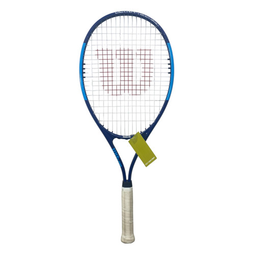 Vist Large View of Product Image Which is Used Wilson ULTRA POWER XL 112 Adult Tennis Racquet Navy Blue 4 3/8"