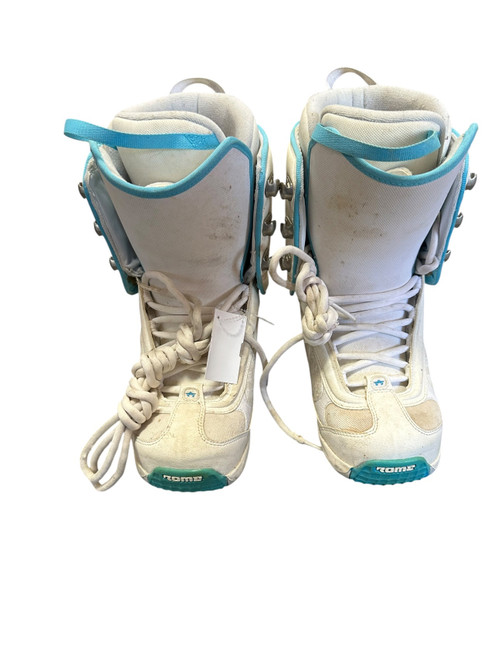 Vist Large View of Product Image Which is Used Rome SDS Mens Snowboard Boots White Senior 7.5