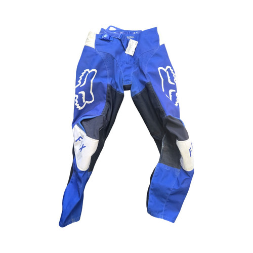 Vist Large View of Product Image Which is Used Fox MOTO PANTS SZ YTH 26 Youth Bottom Royal Blue MD