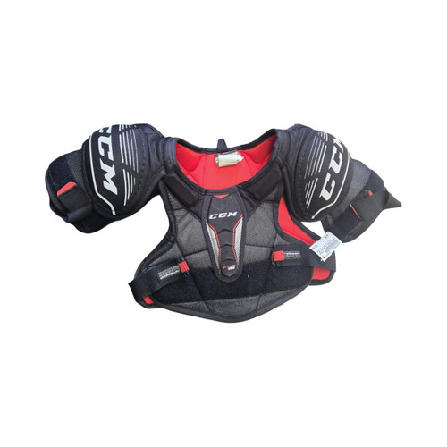 Vist Large View of Product Image Which is Used CCM JETSPEED FT 350 MD SP Junior Shoulder Pads MD
