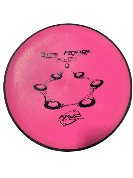 Vist Large View of Product Image Which is Used MVP ELECTRON FIRM ANODE Disc Golf Putter Pink