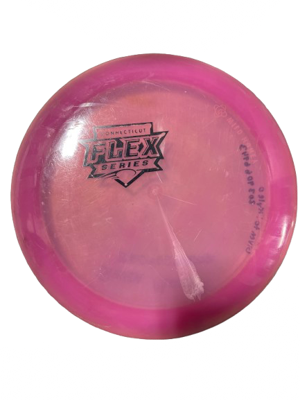 Vist Large View of Product Image Which is Used CONNECTICUT FLEX SERIES Other Golf Disc Pink