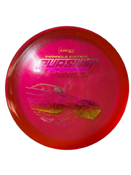Vist Large View of Product Image Which is Used Legacy PINANACLE PURSUIT Disc Golf Mid Range Red