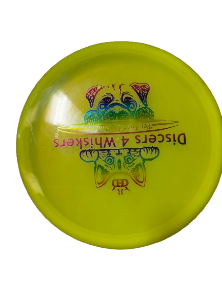 Vist Large View of Product Image Which is Used Latitude 64 COMPASS - DISCERS 4 WHISKERS Disc Golf Mid Range Yellow