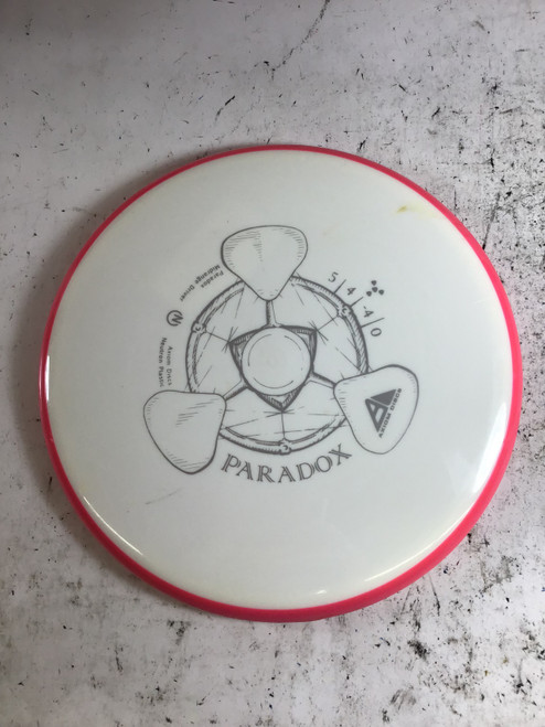 Vist Large View of Product Image Which is Used Axiom NEUTRON PARADOX Disc Golf Mid Range White 166g